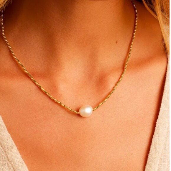Gorjana Jewelry - Gorjana Pearl Phoebe Necklace
